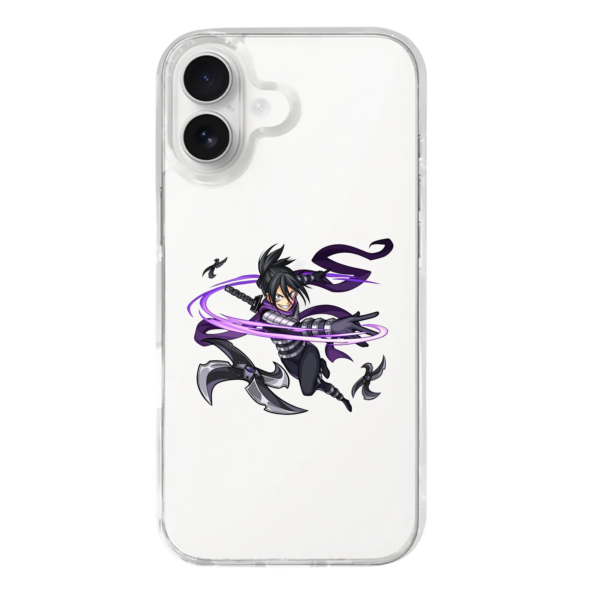 ワンパンマン グッズ 音速のソニック - iPhone 17シリーズ 透明スマホケース – 薄型・耐衝撃・精密フィット保護カバー